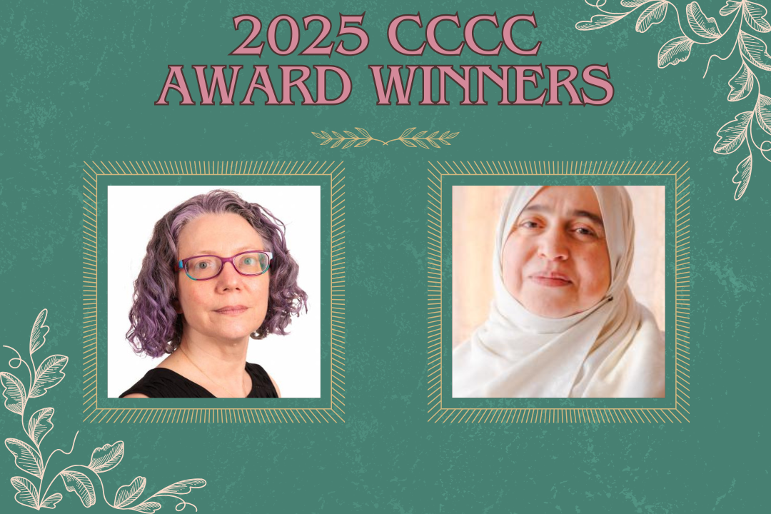 2025 CCCC Award Winners, Professor Carol Hayes and Professor Nabila Hijazi