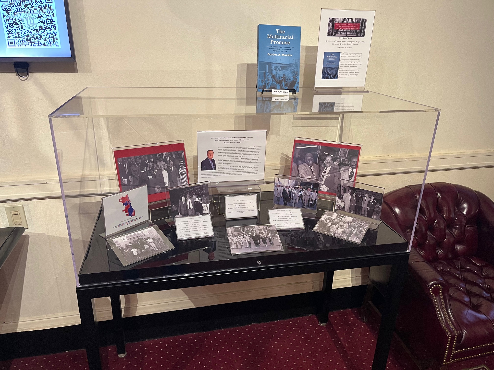 2025 Outstanding Book on the History of Chicago Award display.