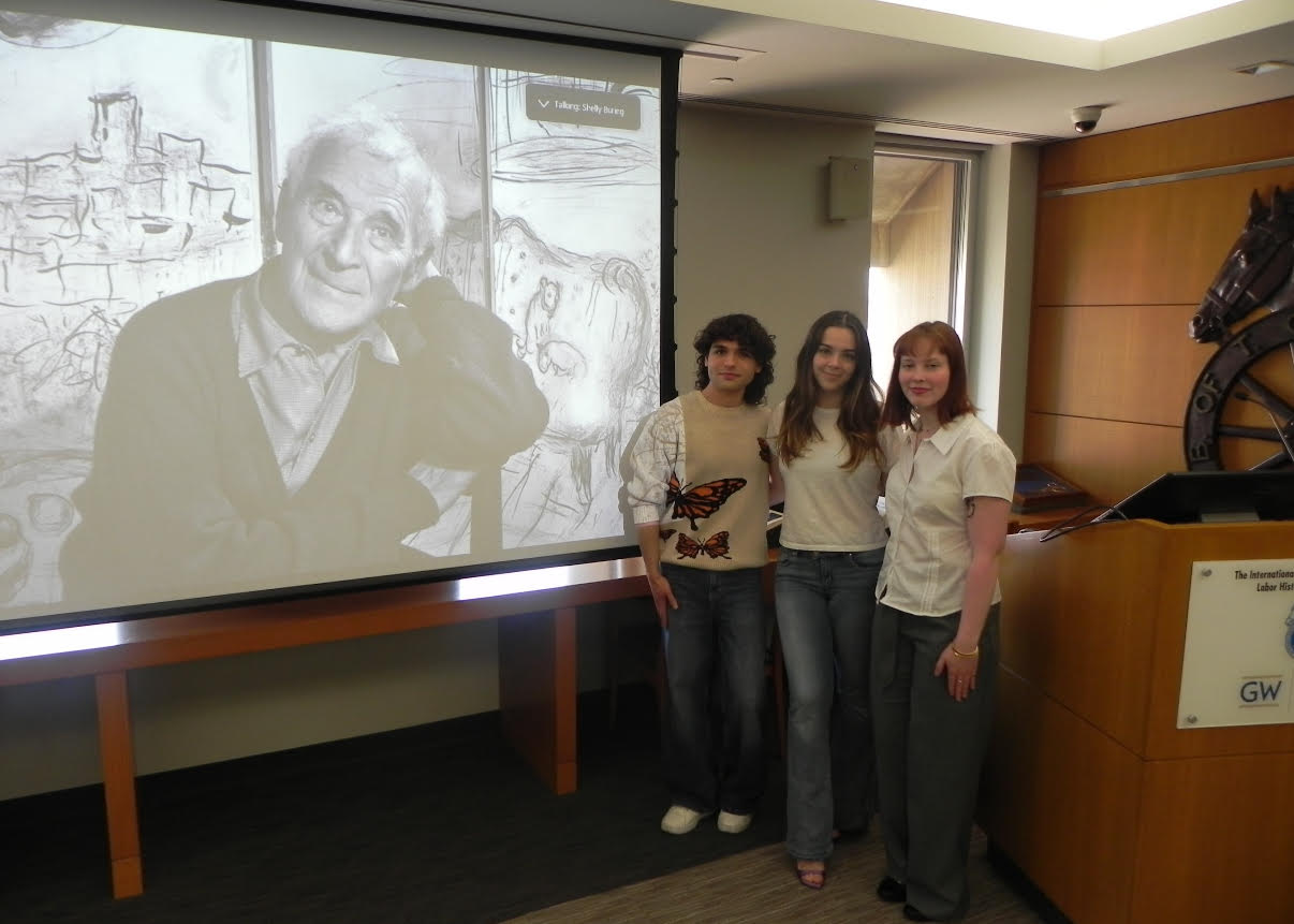 Left to Right: Andrew Williams, Talulah Lametrie, and Sophie Nixon