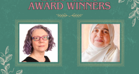 2025 CCCC Award Winners, Professor Carol Hayes and Professor Nabila Hijazi